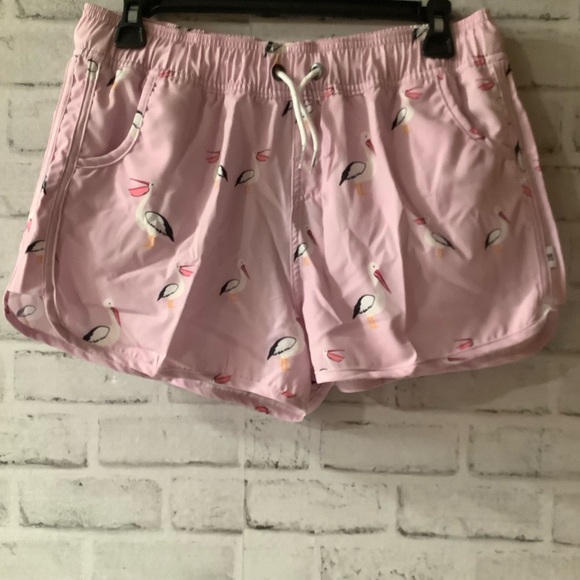 BONDI BEAMERS Women’s Size 12 Pelican Print Swim Shorts - Picture 3 of 7